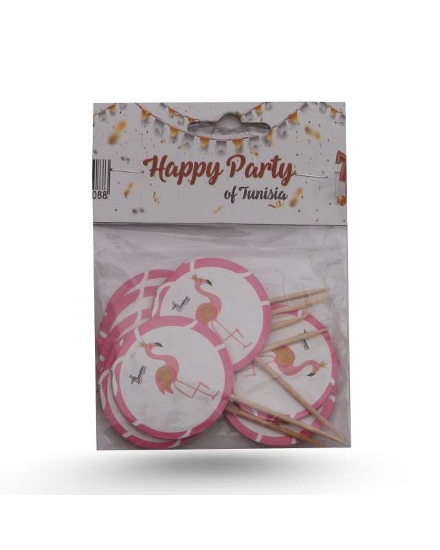 POP CAKE THEME FLAMINGO