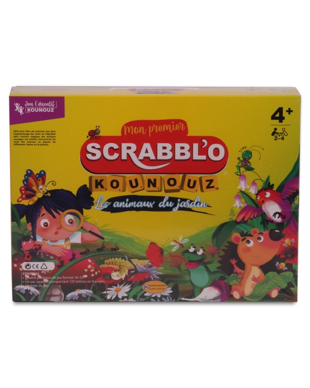 MON PREMIER SCRABBLE KOUNOUZ : les animaux du jardin