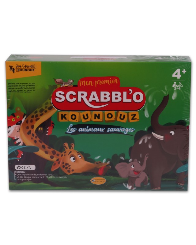 MON PREMIER SCRABBLE KOUNOUZ : les animaux sauvages