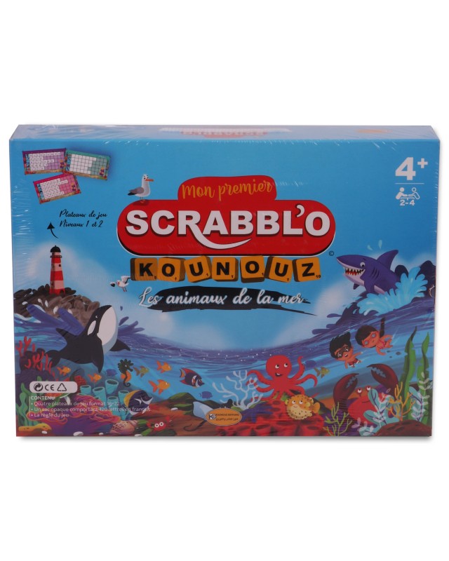 MON PREMIER SCRABBLE KOUNOUZ : les animaux de la mer