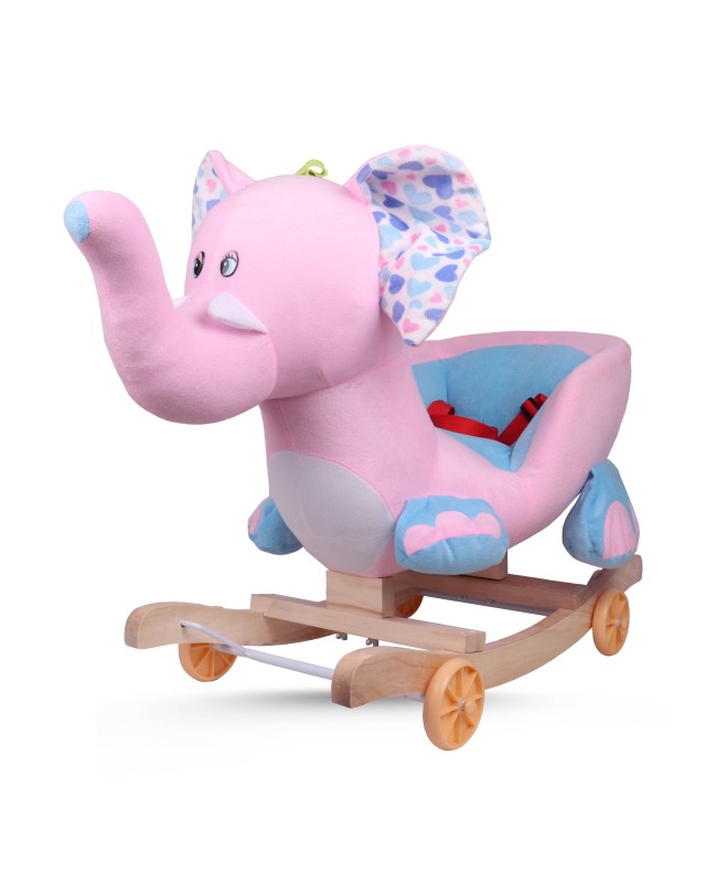 ELEFANT BASCULANT BOIS + CHAISE