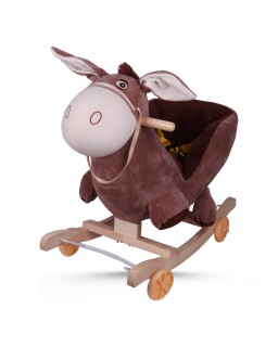 ÂNE BASCULANT BOIS + CHAISE