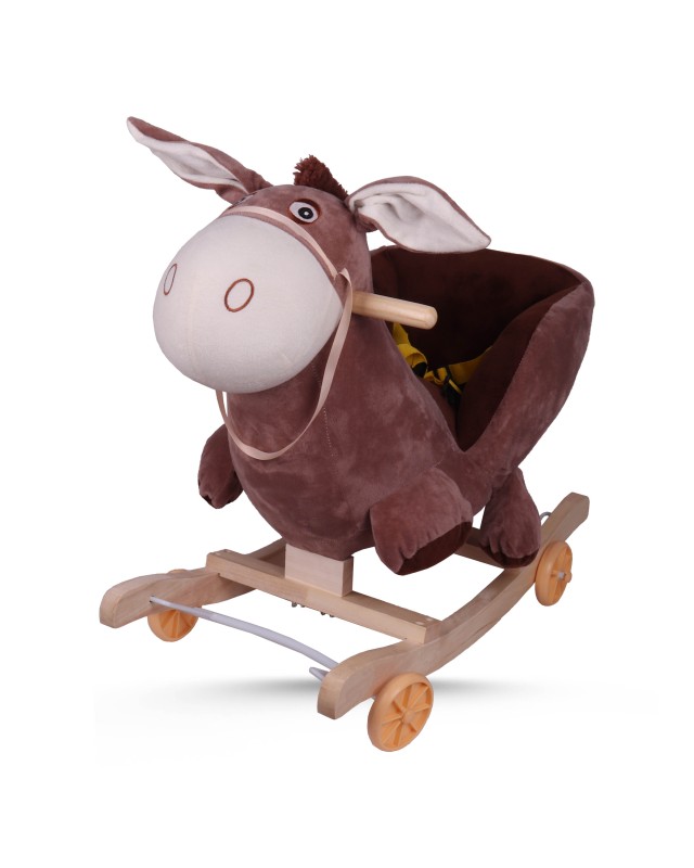 ÂNE BASCULANT BOIS + CHAISE