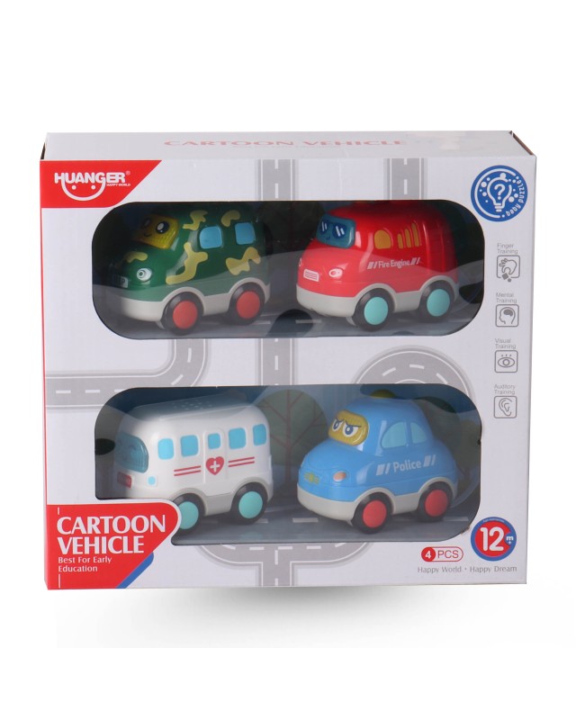 CARTON 4 VEHICULE HUANGER