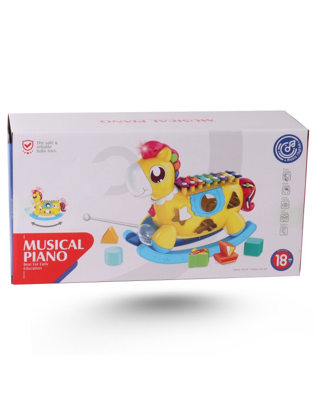 MUSICAL PIANO ANIMAL HUANGER