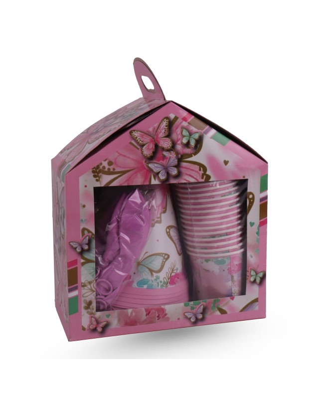 COFFRET ANNIVERSAIRE THEME BUTTERFLY