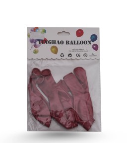BALLON 6PCS UNI METALISÉ