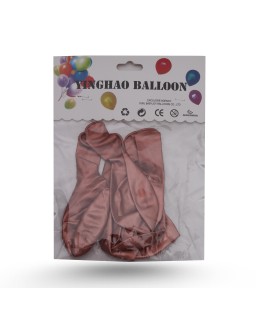 BALLON 6PCS UNI METALISÉ