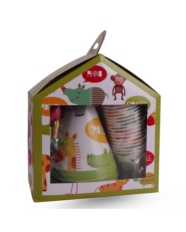 COFFRET ANNIVERSAIRE THEME ANIMAUX