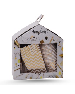 COFFRET ANNIVERSAIRE ZIGZAG DORE