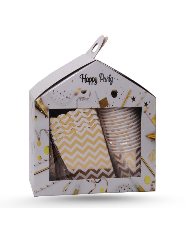 COFFRET ANNIVERSAIRE ZIGZAG DORE