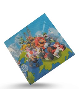 SERVIETTE THEME MARIO