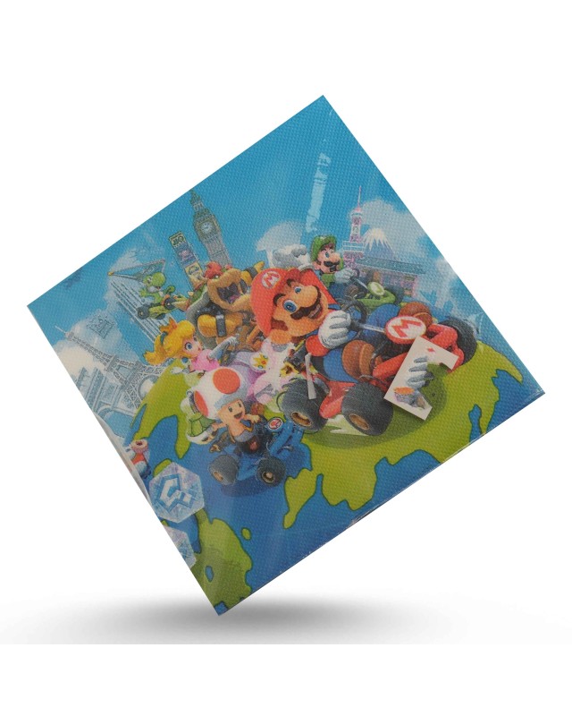 SERVIETTE THEME MARIO
