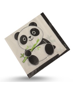 SERVIETTE THEME PANDA