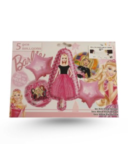 BALLON GONFLABLE THEME BARBIE 5PCS