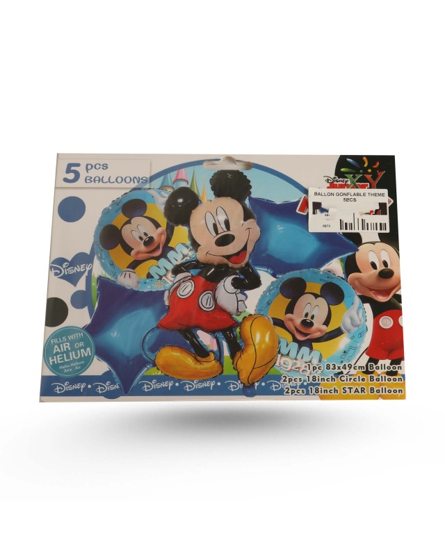 BALLON GONFLABLE THEME MCKEY 5PCS