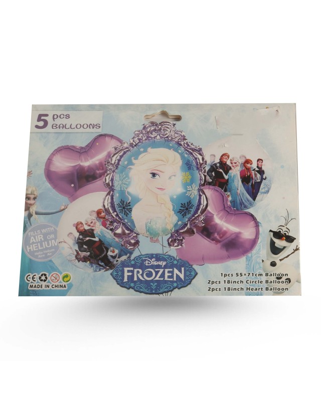 BALLON GONFLABLE THEME FROZEN 5PCS
