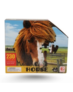 COFFRET PUZZLE ANIMAUX HORSE 230 PCS