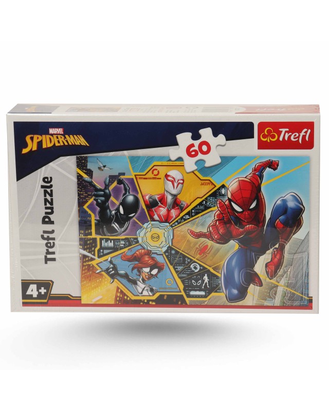 PUZZLE 60 PCS SPIDER MAN TREFL