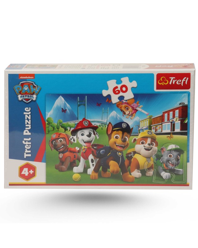 PUZZLE 60 PCS PAW PATROL TREFL