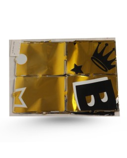 GUIRLANDE CARRE HAPPY BIRTHDAY