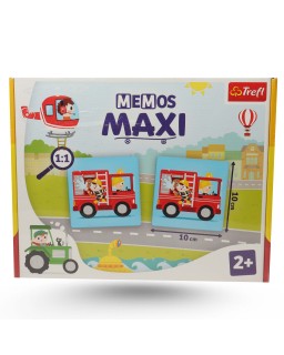 JEU MEMO MAXI VEHICULES TREFL