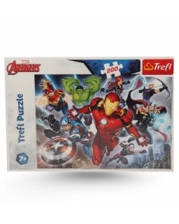 PUZZLE 200 PCS AVENGERS TREFL