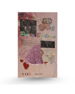 BALLON GM TRANS + GLITTER