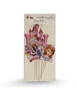 TOPPER HAPPY CARTONNE 8PCS THEME SOFIA