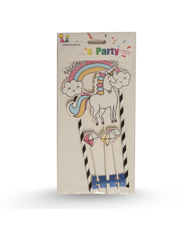 TOPPER DECORATIVE UNICORN