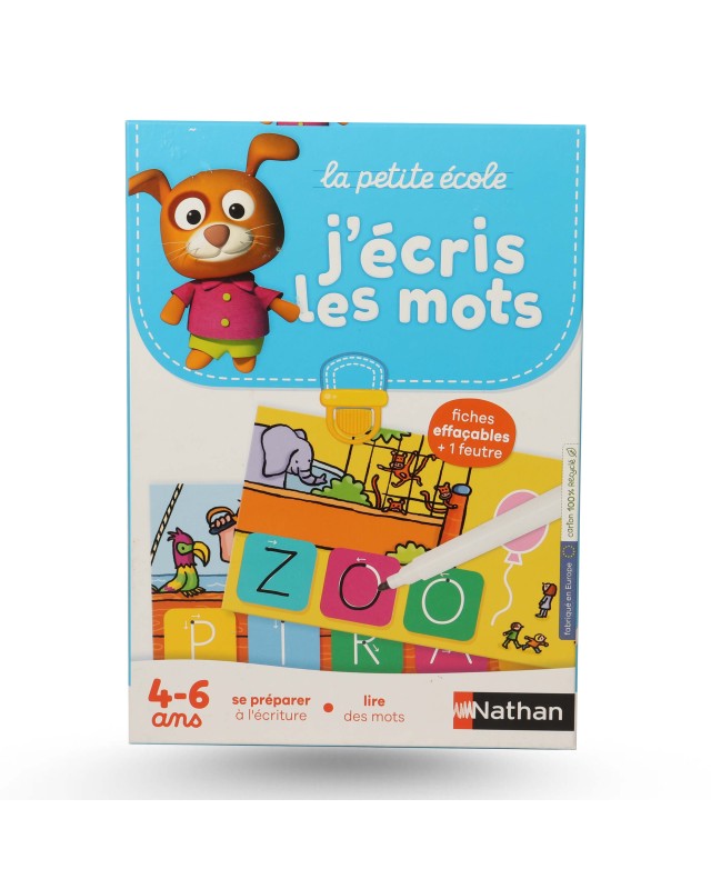 J'ECRIS LES MOTS 4-6ANS NATHAN
