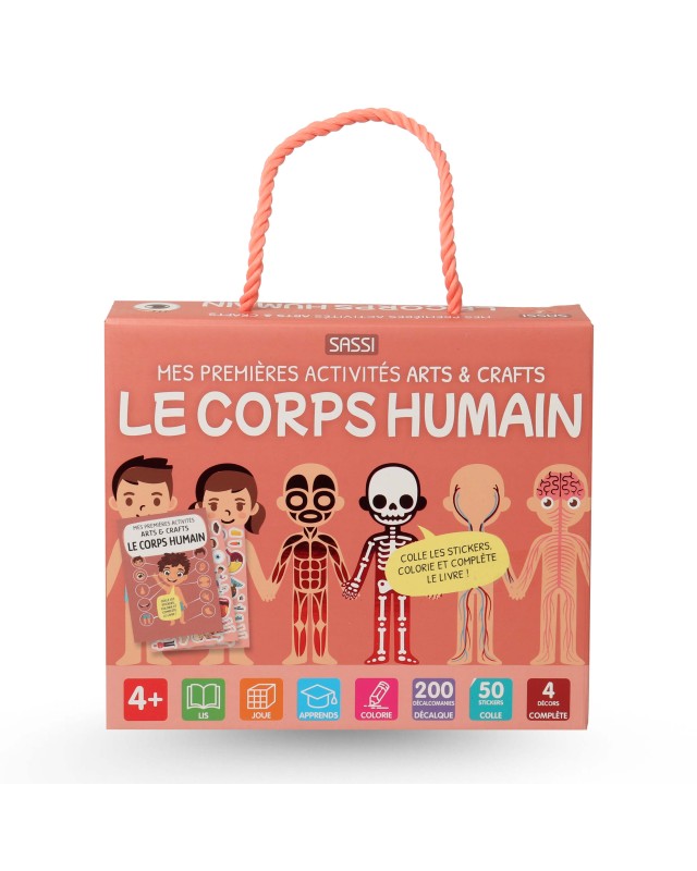COFFRET AUTOCOLLANT LE CORPS HUMAIN SASSI