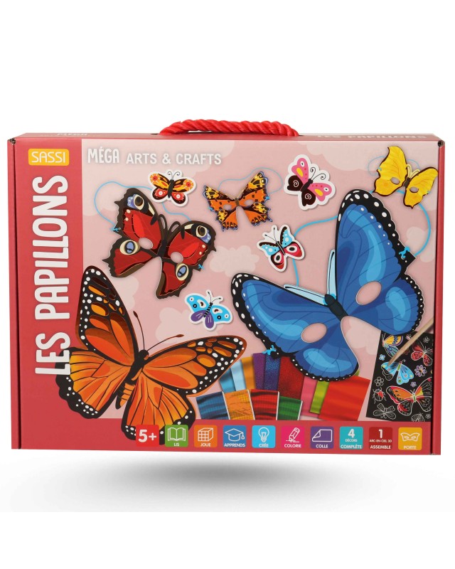 MEGA ARTS ET CRAFTS : LES PAPILLONS SASSI