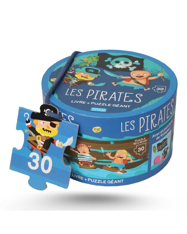 PUZZLE ROND LES PIRATES SASSI