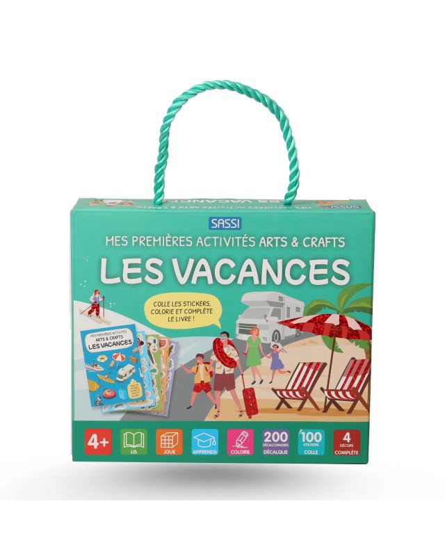 COFFRET AUTOCOLLANT LES VACANCES SASSI