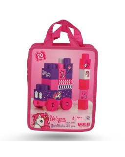 JUMBO BLOCKS UNICORN 20PCS DOLU