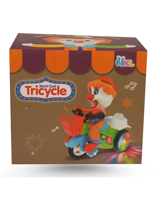 CLOWN TRICYCLE LUMINEUX