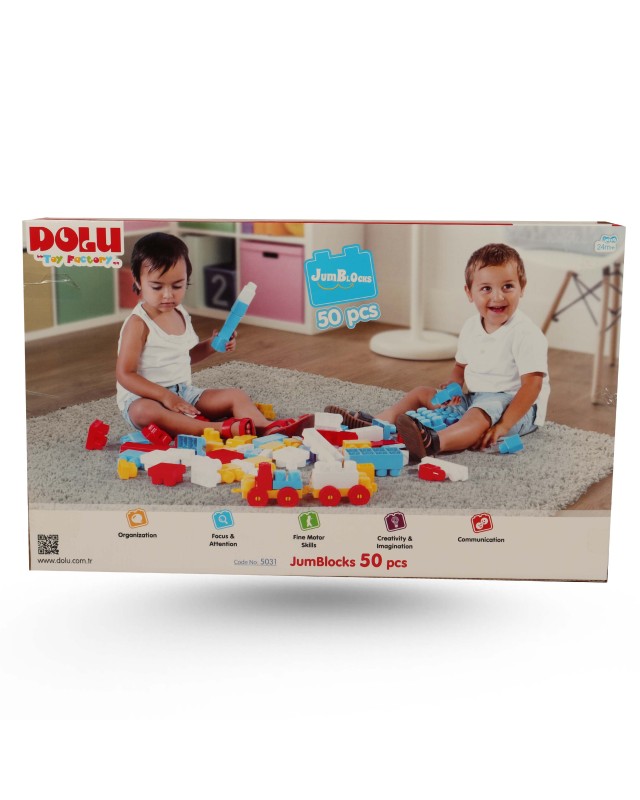 COFRET LEGO JUMBOBLOCKS 50PCS DOLU