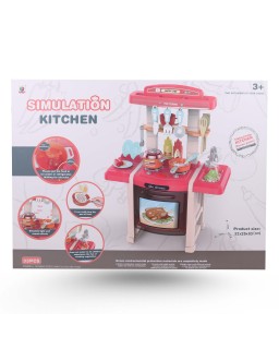 COFFRET KITCHEN SIMULATION 33PCS ROSE