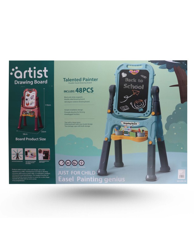 DRAWING BOARD ARTIST 4 PIED 48PCS