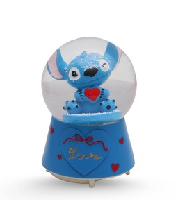 BOULE DE NEIGE GM - STITCH BLEU