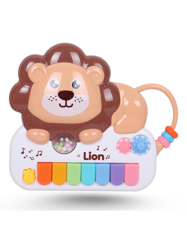 PIANO MUSICAL ANIMAUX MOTIF LION