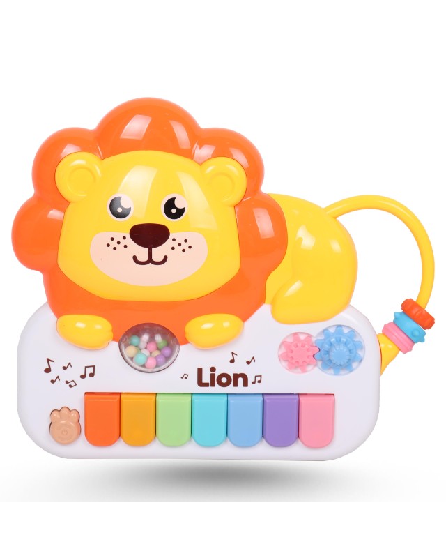 PIANO MUSICAL ANIMAUX MOTIF LION