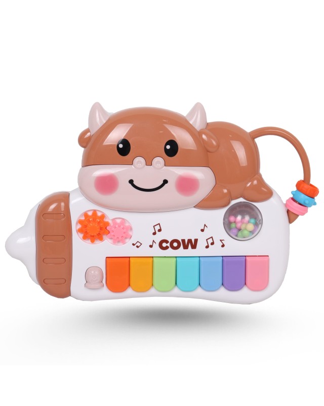 PIANO MUSICAL ANIMAUX MOTIF VACHE