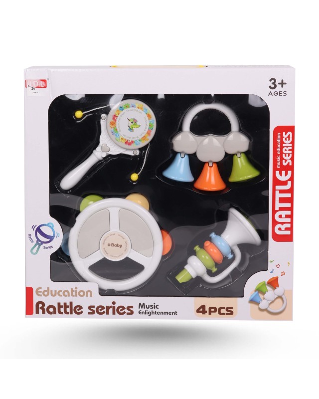 JEU BEBE RATTLE SERIE 4PCS