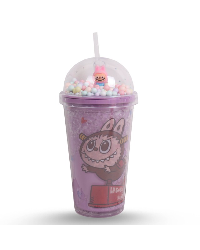 TASSE LABUBU AVEC GRAIN + PAILLE