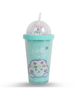 TASSE CUTE AVEC GRAIN + PAILLE