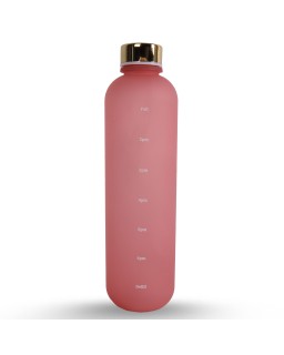 BOUTEILLE D'EAU AVEC DURÉE - COUVERTURE DORÉ