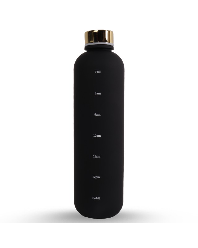 BOUTEILLE D'EAU AVEC DURÉE - COUVERTURE DORÉ