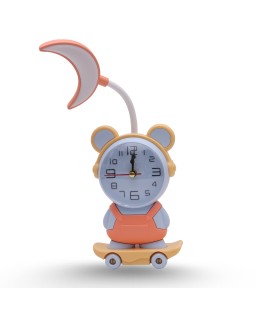 LAMPE + MONTRE CLOCK SUR SKATEBOARD